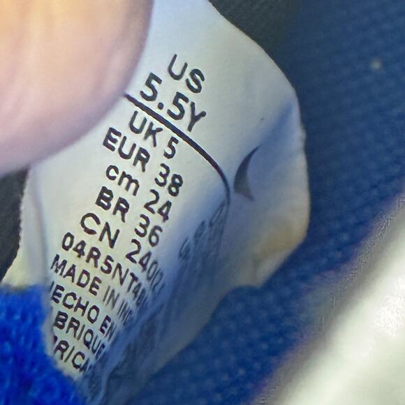 Nike Jr Zoom Mercurial Superfly 9 Academy TF Black Blue Soccer Cleats Youth 5.5Y - Picture 9 of 10